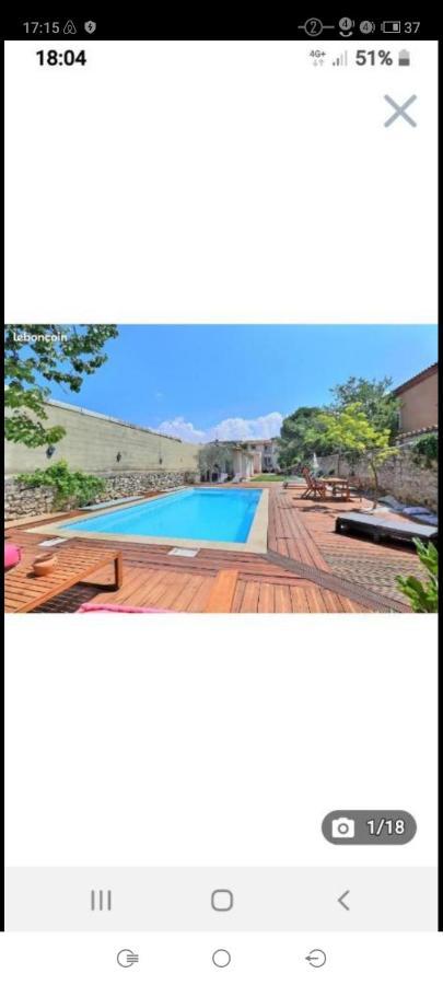 Villa 3 Appartements Entiers Avec Piscine Et Jaccuzi Et Parking マルセイユ エクステリア 写真