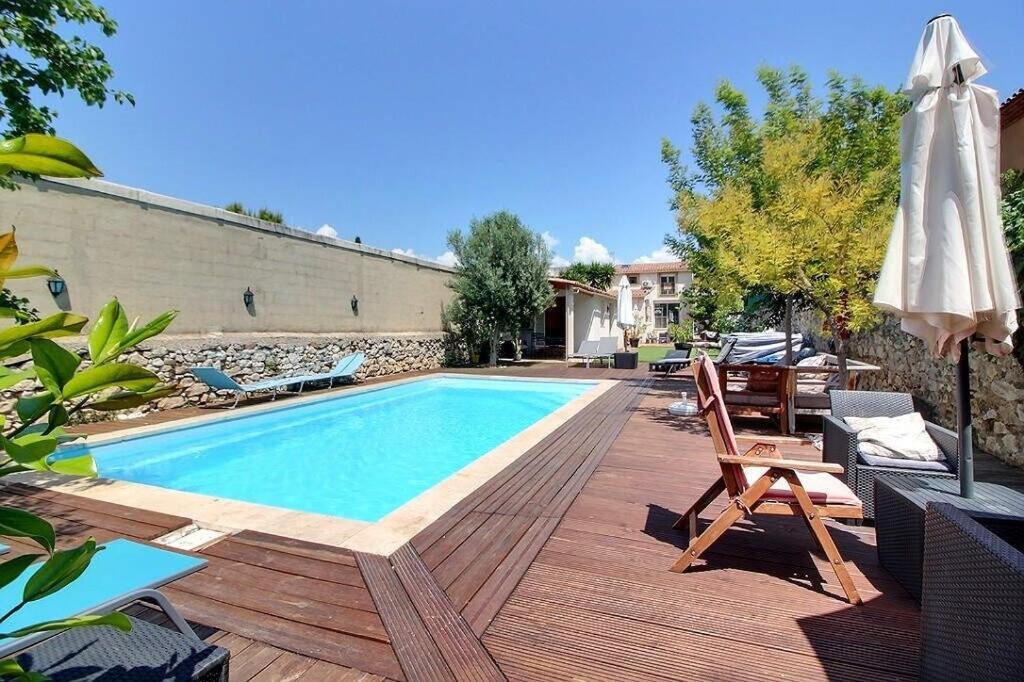 Villa 3 Appartements Entiers Avec Piscine Et Jaccuzi Et Parking マルセイユ エクステリア 写真